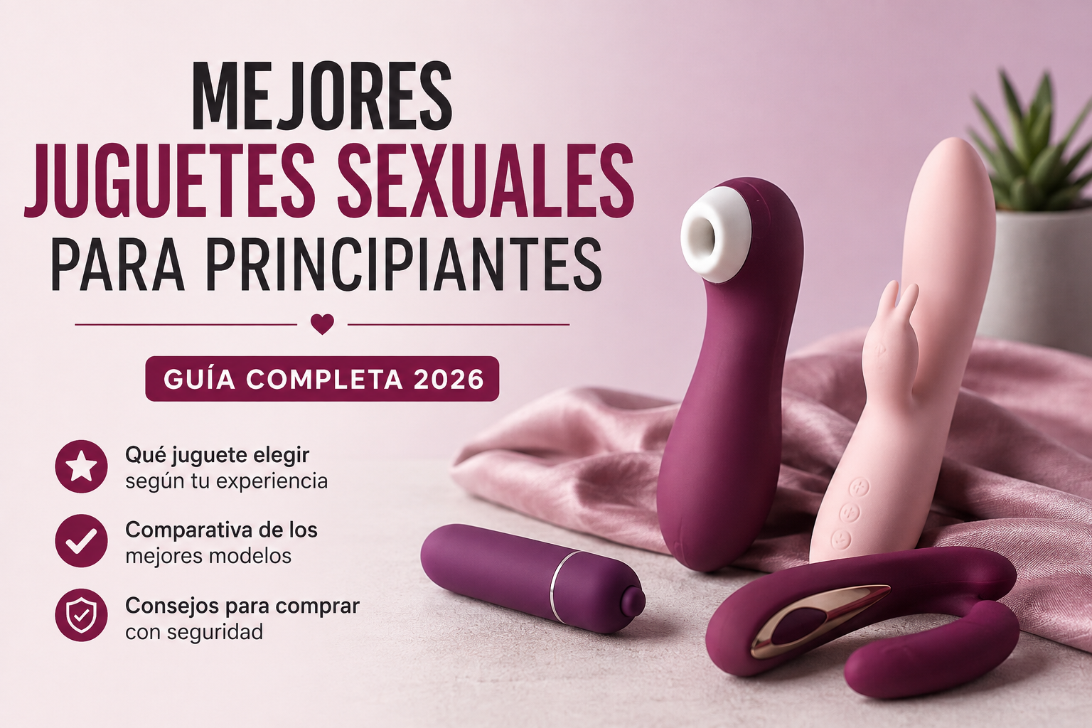 Mejores juguetes sexuales para principiantes guía